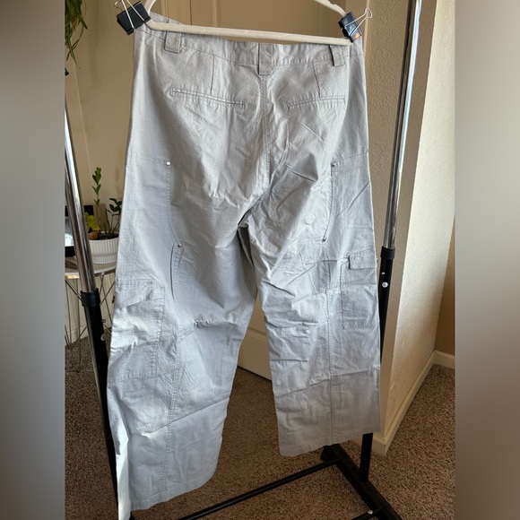 NWT Fashion Nova Plus Size Light Grey Wide Leg Pants size 1X - Picture 7 of 10